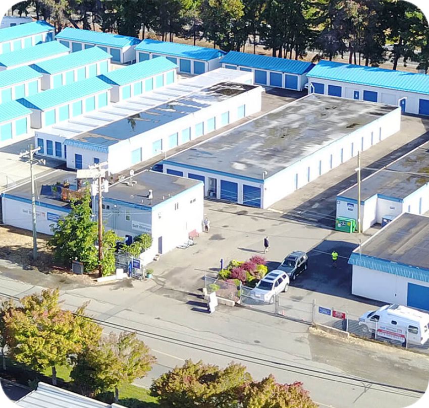 Outdoor RV Storage via PQ Self Storage in Parksville