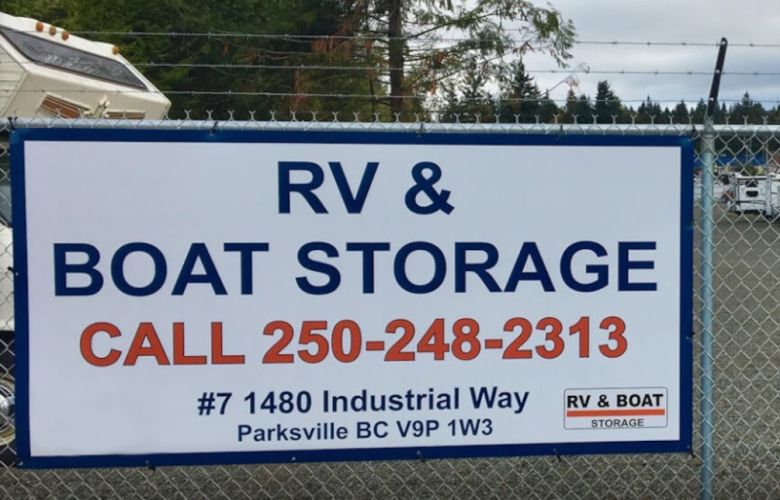 View of open, but empty storage unit at PQ Self Storage in Parksville
